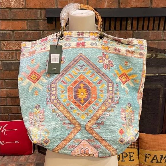 Myra Bag Kalindryl Garden Multicolor Tote - Picture 1 of 7